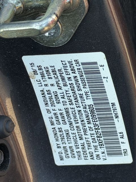 2015 Honda Civic EX