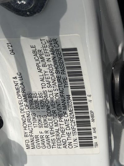 2021 Honda Civic Sport