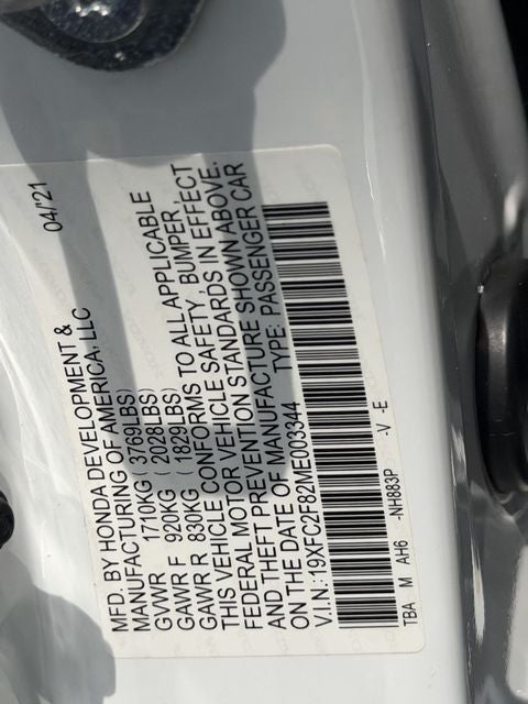 2021 Honda Civic Sport