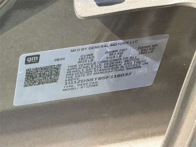 2025 Chevrolet Malibu LT 1LT