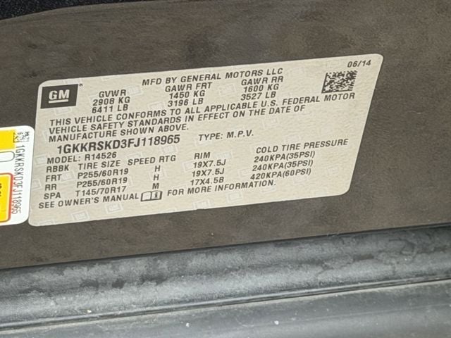 2015 GMC Acadia SLT-2