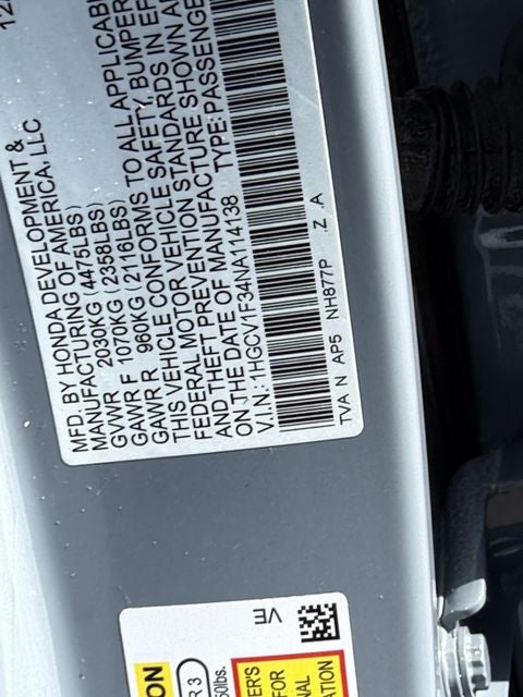 2022 Honda Accord Sport