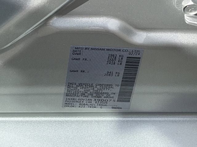 2024 Nissan Altima 2.5 SV