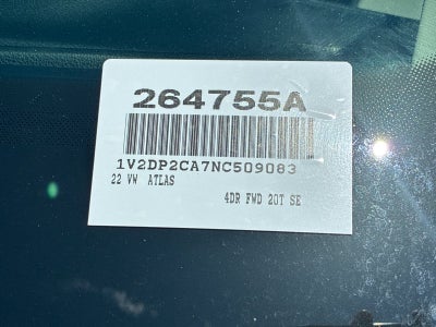 2022 Volkswagen Atlas 2.0T SE