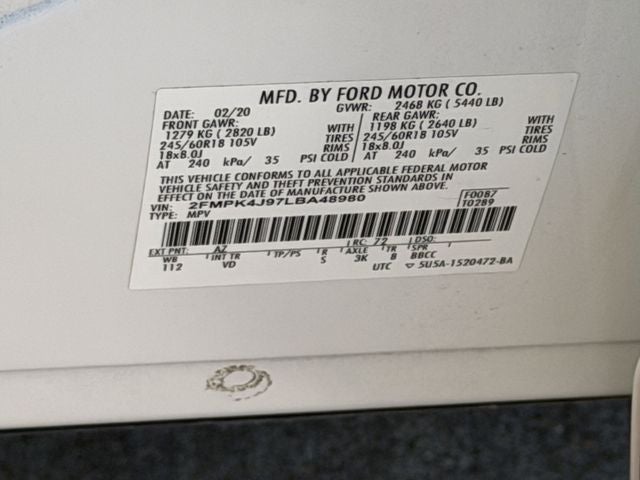 2020 Ford Edge SEL