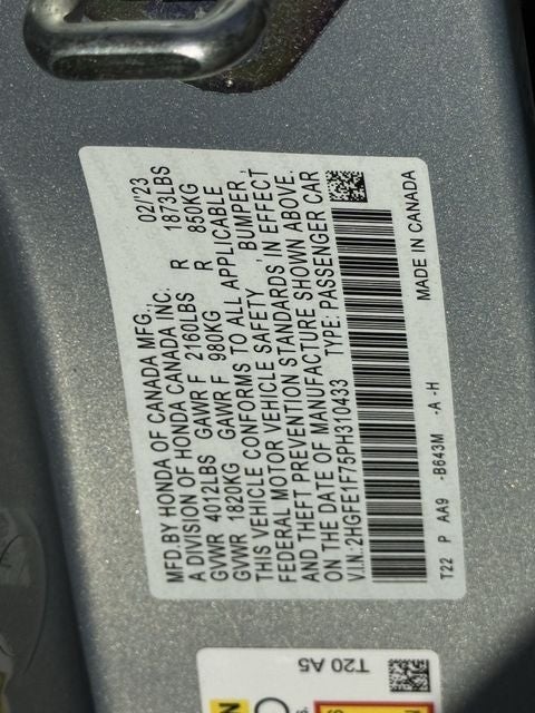 2023 Honda Civic EX