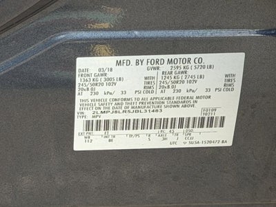 2018 Lincoln MKX Reserve