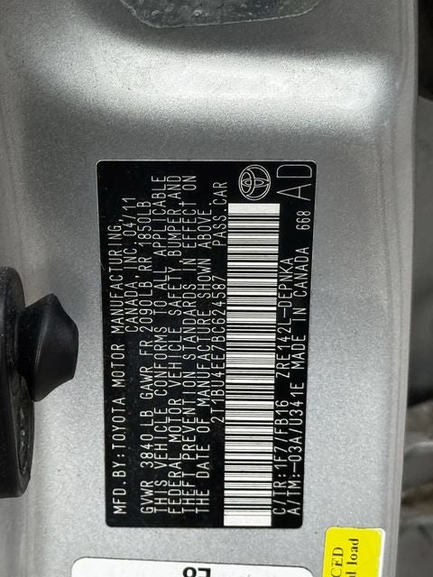 2011 Toyota COROLLA LE