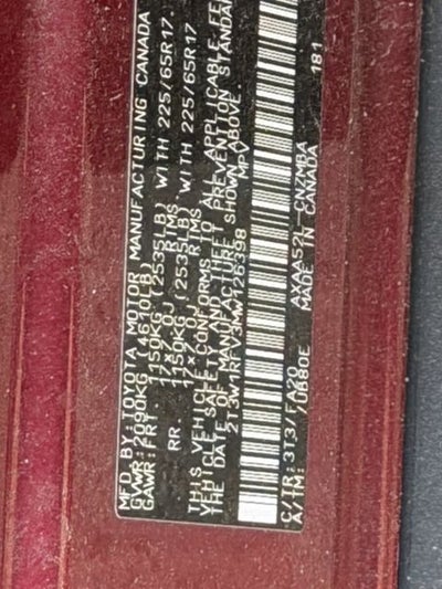 2021 Toyota RAV4 XLE