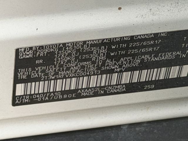 2019 Toyota RAV4 XLE
