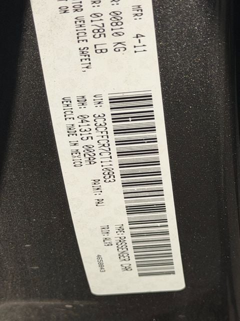 2012 FIAT 500 Lounge