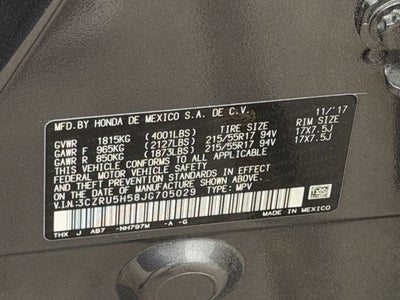 2018 Honda HR-V EX