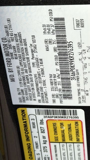 2019 Ford Fusion Titanium