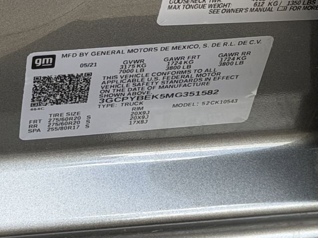 2021 Chevrolet Silverado Custom