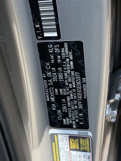 2025 Kia K4 LXS
