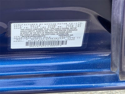 2018 Nissan Versa 1.6 SV