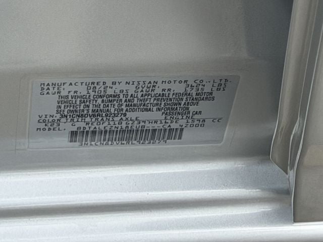 2024 Nissan Versa 1.6 S