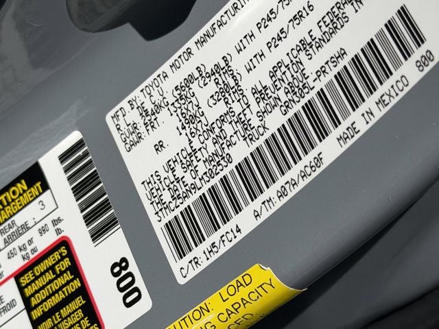 2020 Toyota TACOMA SR5 SR5 V6