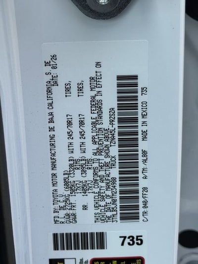 2026 Toyota Tacoma SR5