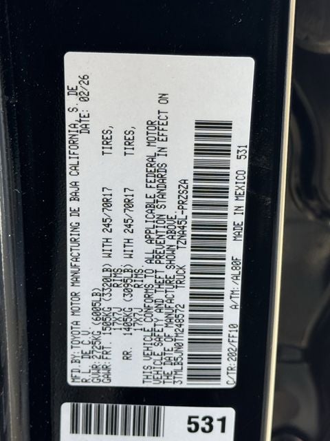 2026 Toyota Tacoma SR5