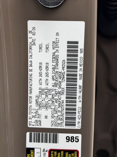 2026 Toyota Tacoma TRD Sport