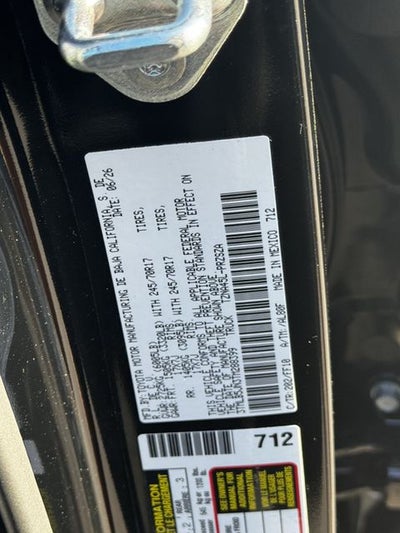 2026 Toyota Tacoma SR5