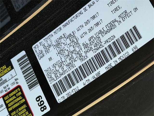 2025 Toyota TACOMA TRD OFFRD TRD Off-Road