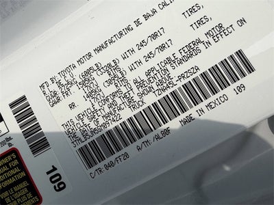 2025 Toyota TACOMA SR5 SR5