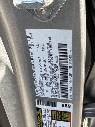 2026 Toyota Tacoma SR5
