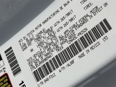 2025 Toyota TACOMA TRD OFFRD TRD Off-Road