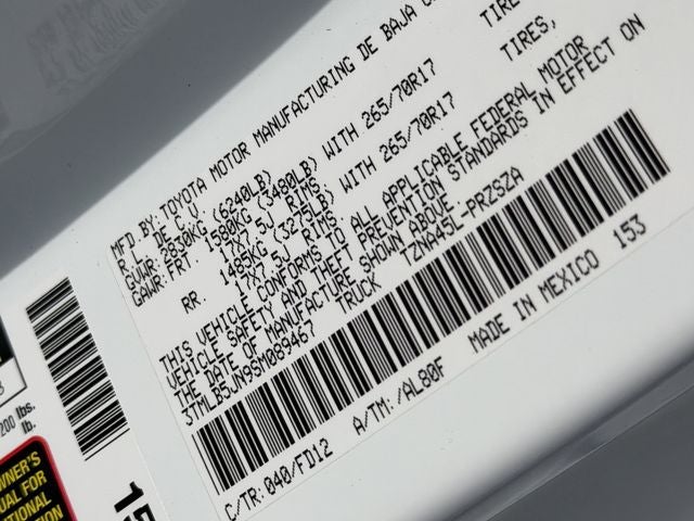 2025 Toyota TACOMA TRD OFFRD TRD Off-Road