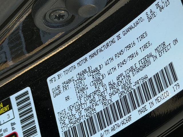 2023 Toyota Tacoma SR V6