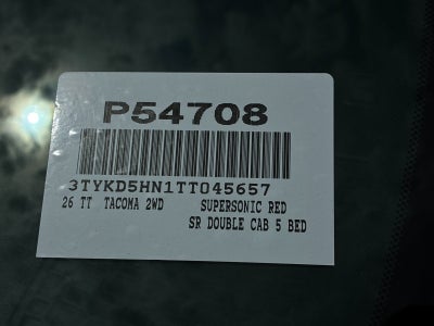 2026 Toyota Tacoma SR