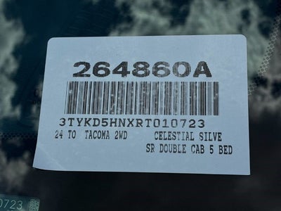 2024 Toyota Tacoma SR