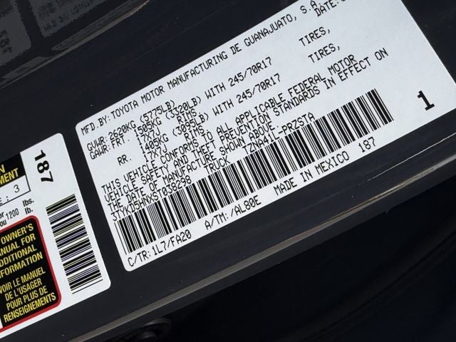 2025 Toyota Tacoma SR