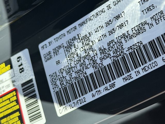 2025 Toyota TACOMA TRD OFFRD TRD Off-Road