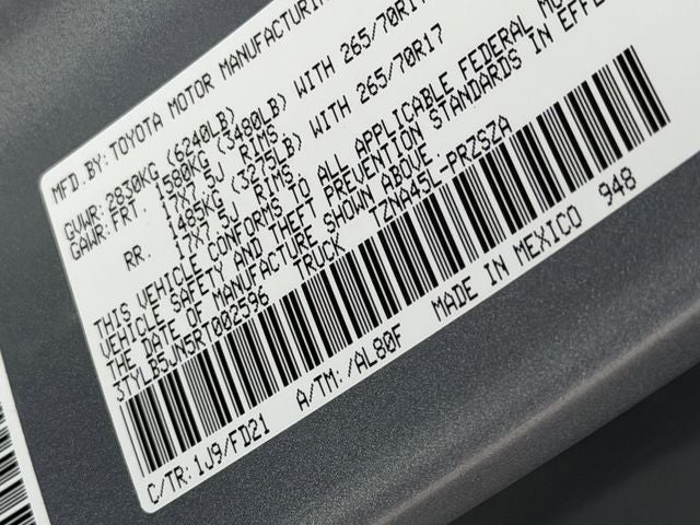 2024 Toyota TACOMA TRD OFFRD TRD Off-Road