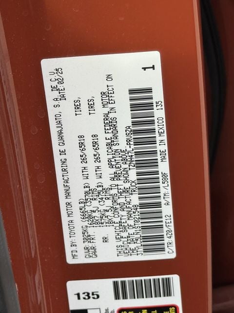 2025 Toyota TACOMA TRD SPORT TRD Sport