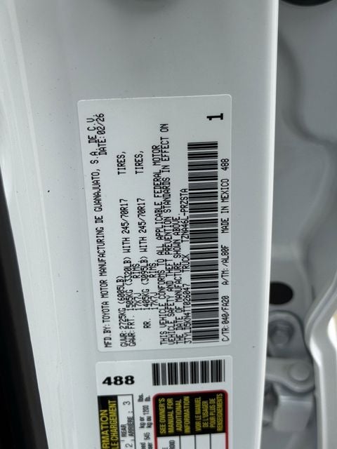 2026 Toyota Tacoma SR