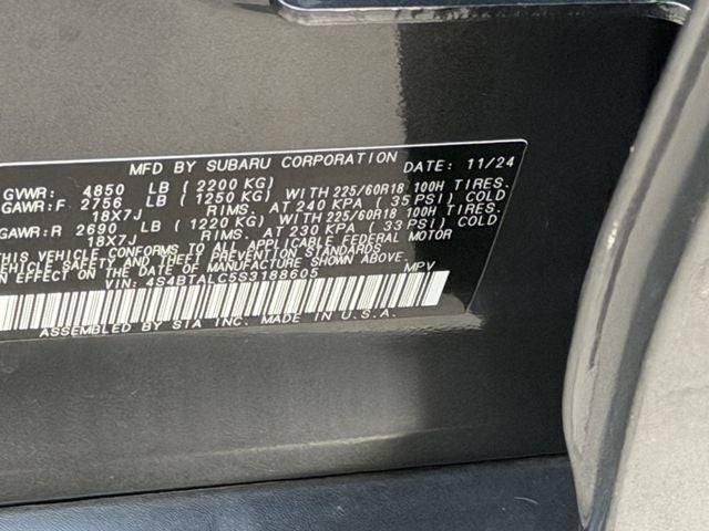 2025 Subaru Outback Onyx Edition