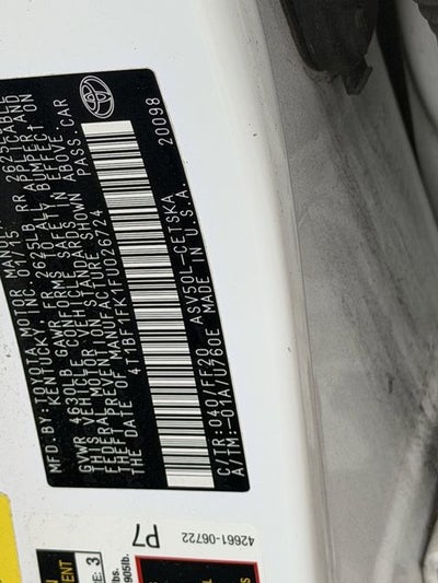 2015 Toyota CAMRY SE