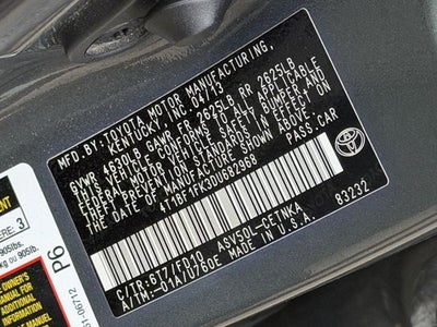 2013 Toyota CAMRY LE