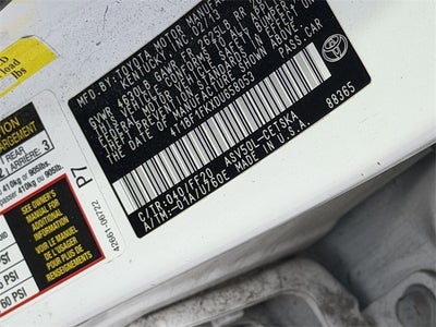 2013 Toyota CAMRY LE