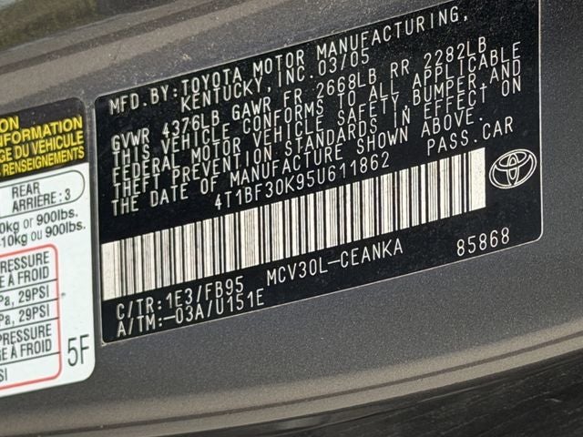 2005 Toyota Camry LE