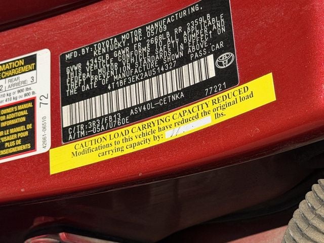 2010 Toyota CAMRY LE