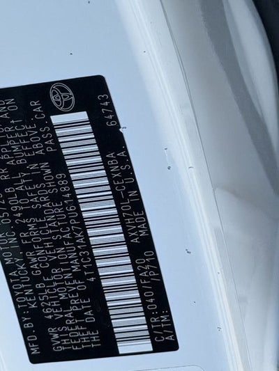 2023 Toyota CAMRY LE