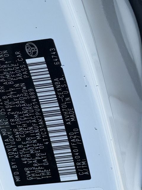 2023 Toyota CAMRY LE