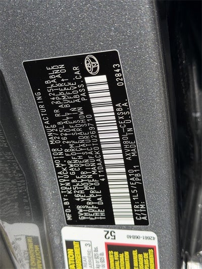 2026 Toyota Camry SE