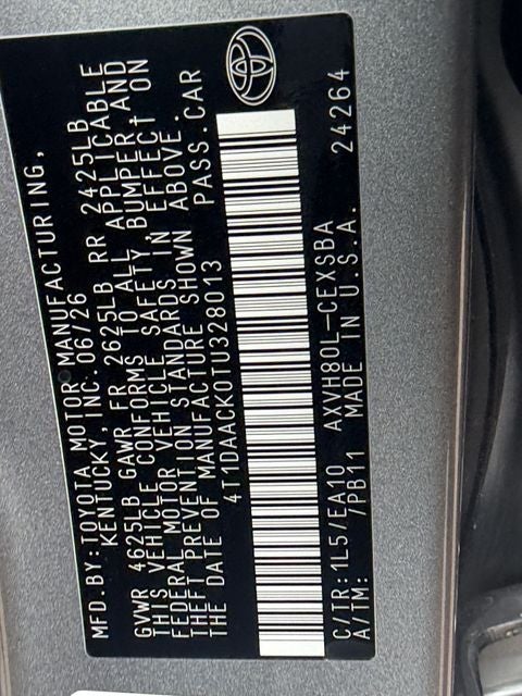 2026 Toyota Camry SE