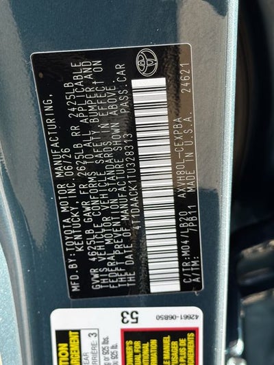 2026 Toyota Camry XSE